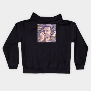 Mads Mikkelsen. Hannibal illustration art Kids Hoodie